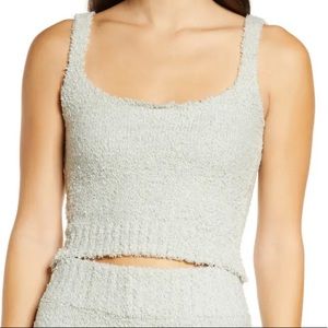 SKIMS cozy top in Aqua